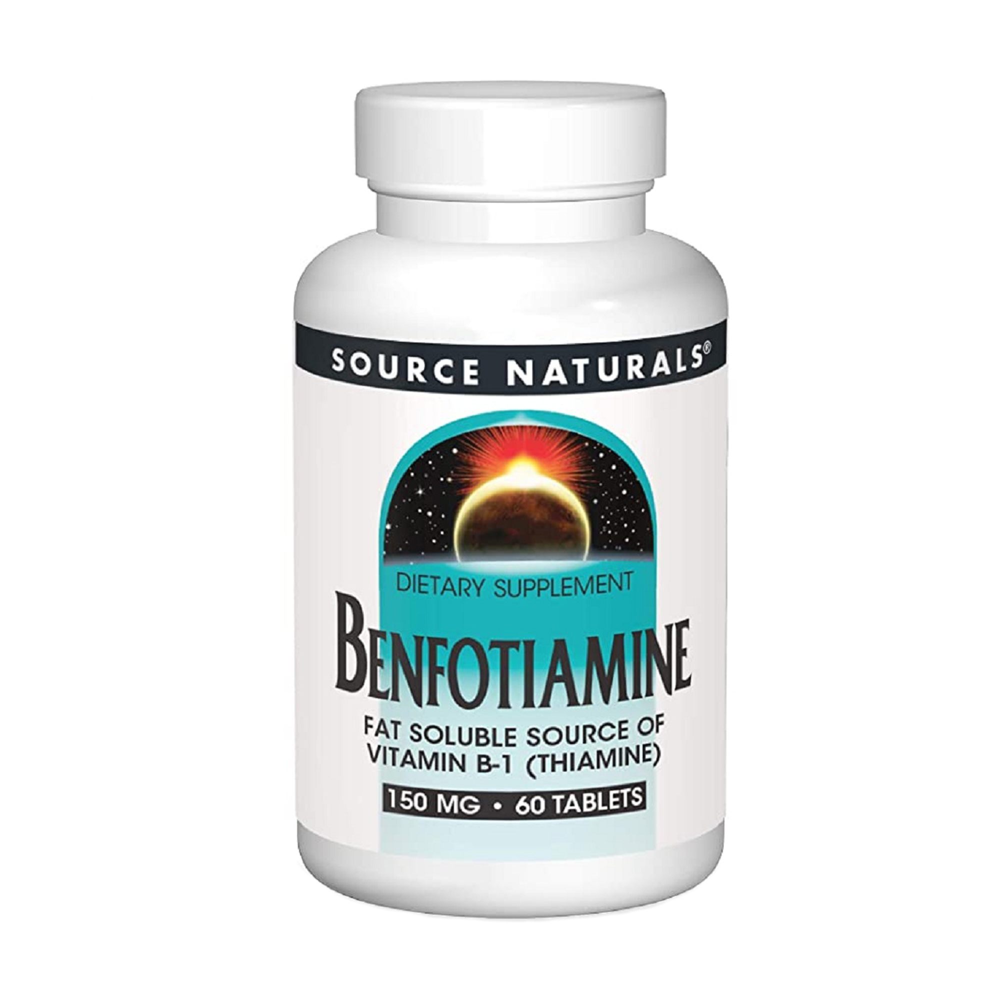Бенфотіамін Source Naturals Benfotiamine 150 мг, 60 таблеток