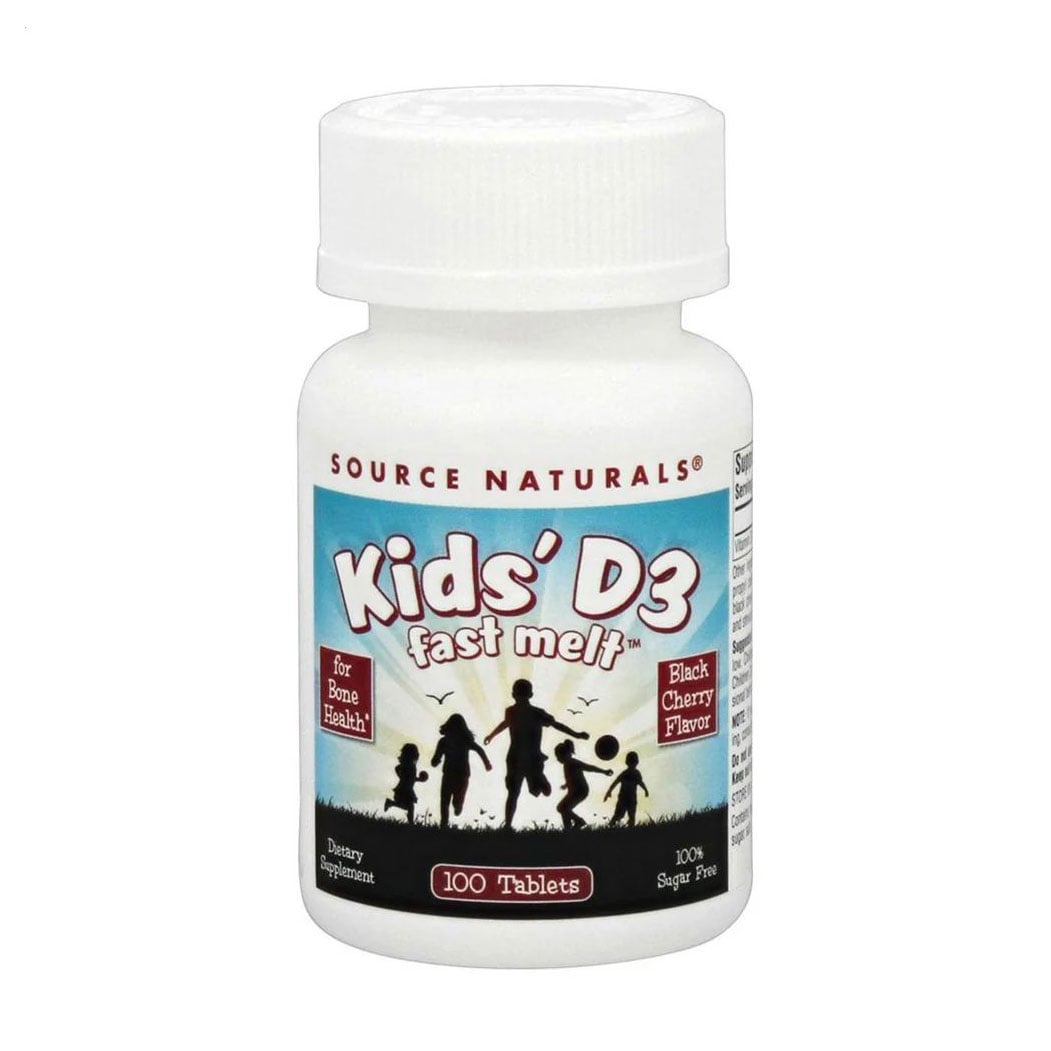 Дитячий вітамін Д3 Source Naturals Kids D-3 400 IU, 100 розчинних таблеток