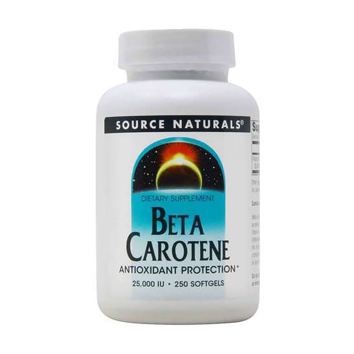 Вітамін А Source Naturals Beta Carotene 25000 МО, 100 капсул
